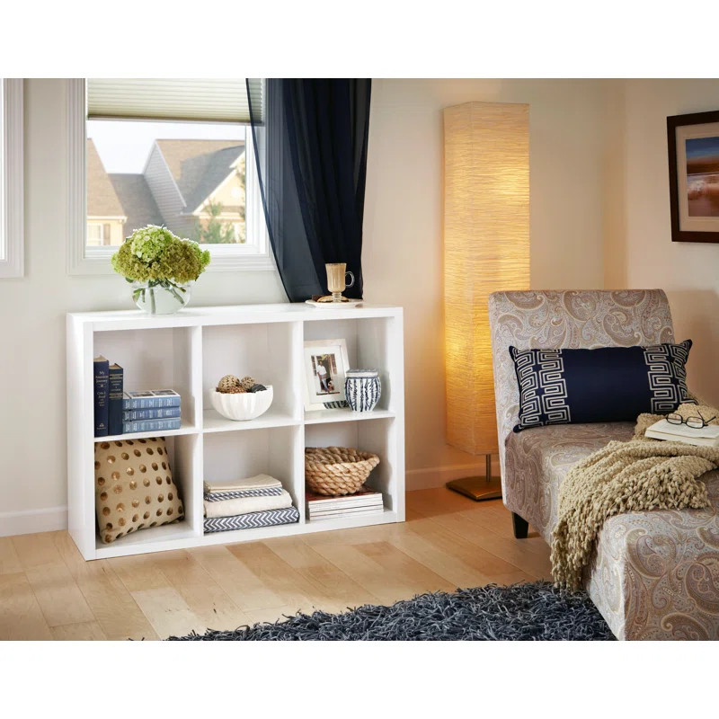 Decorative Storage 30'' H x 43.98'' W Cube Bookcase | Wayfair North America