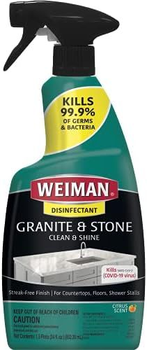 Weiman Disinfectant Stone Daily Clean & Shine, 24 Fl Oz (Pack of 1) | Amazon (US)