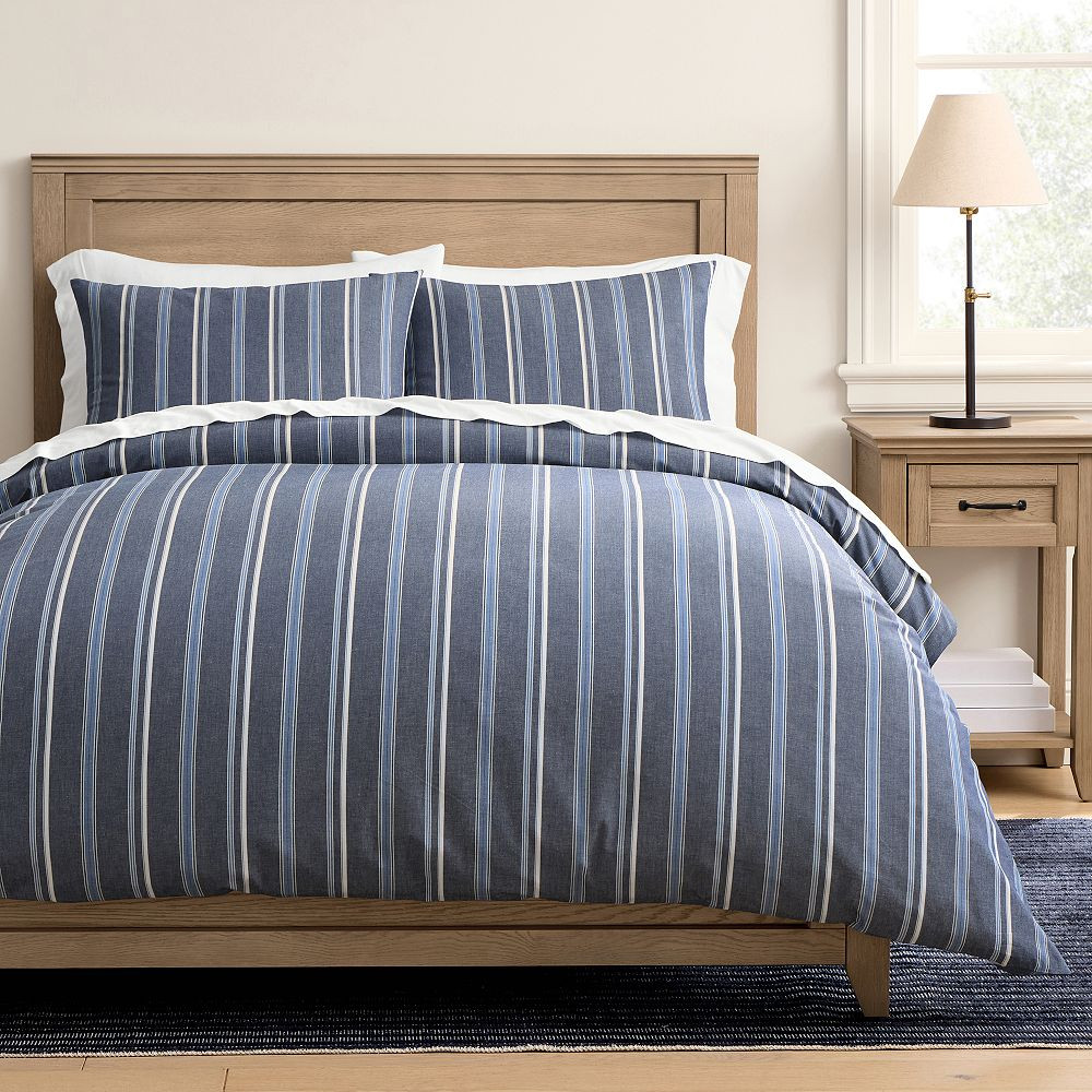 Samuel Stripe Duvet Cover | Pottery Barn Teen