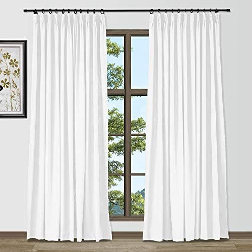 TWOPAGES Customizable Cotton Linen Curtain Custom Made | Amazon (US)