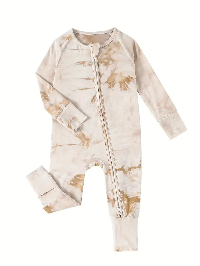Baby Girls Soft Breathable Bamboo Fiber Tie dye Baby Zipper - Temu | Temu Affiliate Program