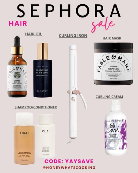 Use Code: YAYSAVE for up to 20% off! Hair care, favorites I’ll need to stock up on some hair mask, and I’m looking for a new one as well. #sephorasale #haircare 