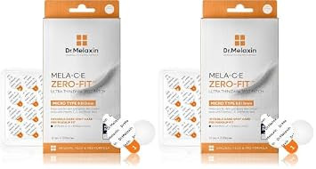 Dr.Melaxin Mela-C·E ZERO-FIT Ultra Thin Spot Patch 0.013mm Invisible Face Stickers with Vitamin C, E & Ferulic Acid, Seamless Under Makeup Skin Tone Care, 12mm x 72 Patches (Pack of 2) | Amazon (US)