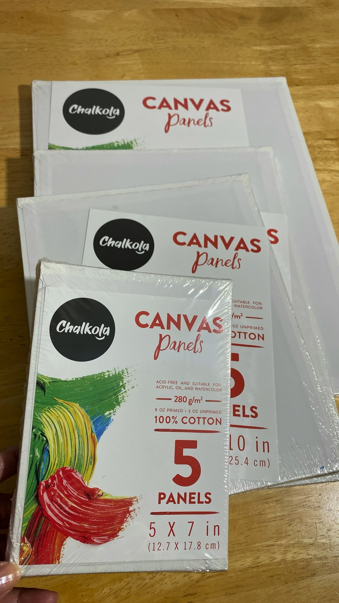 These canvases are made from 100 % cotton and come in all the sizes you need for your next arts and crafts project with the family. My grandson enjoyed using the chalk makers to express his non-stop creativity!  

 #LTKFamily

#LTKGiftGuide #LTKKids