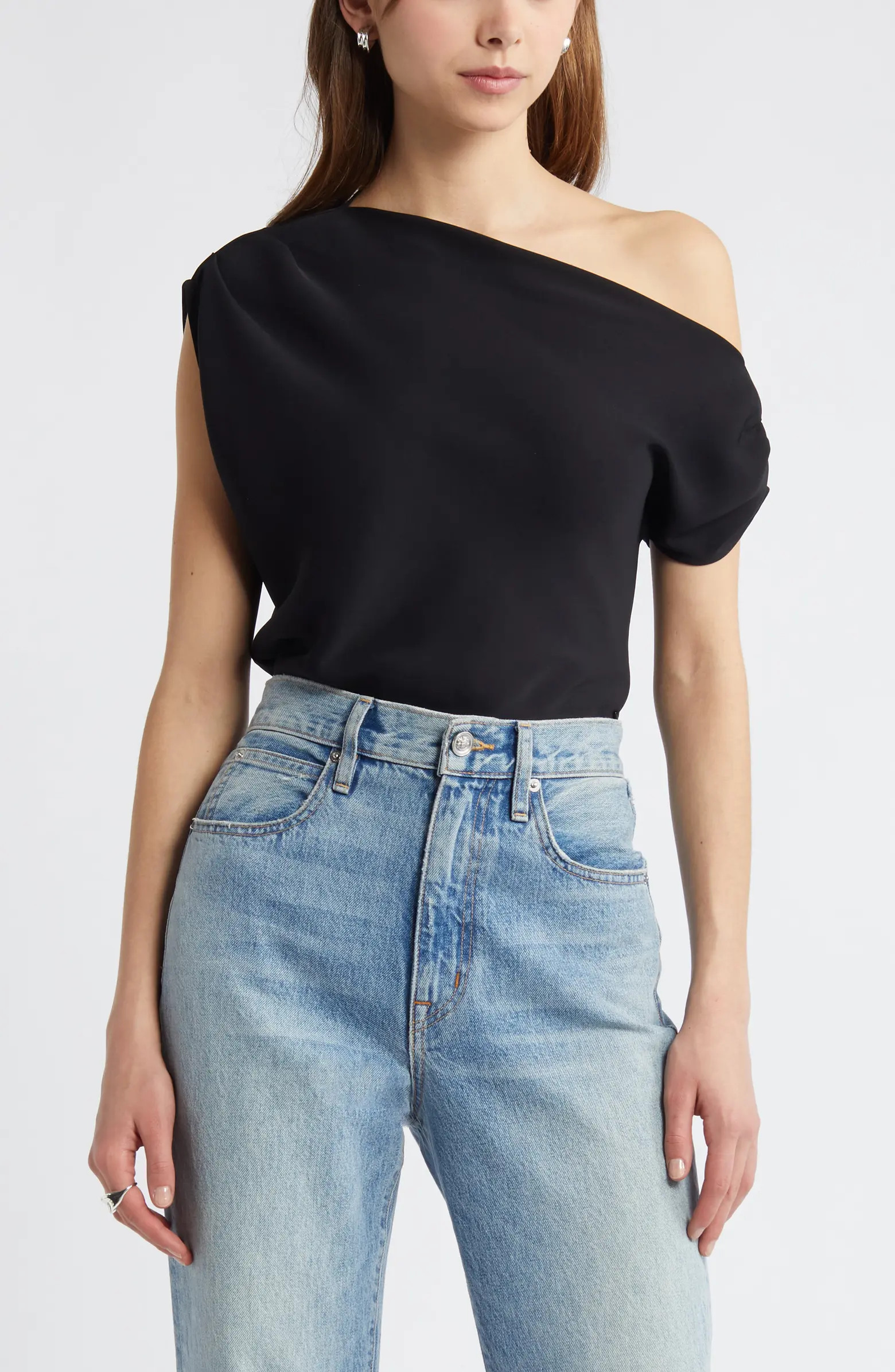 Open Edit Asymmetric One-Shoulder Top | Nordstrom | Nordstrom