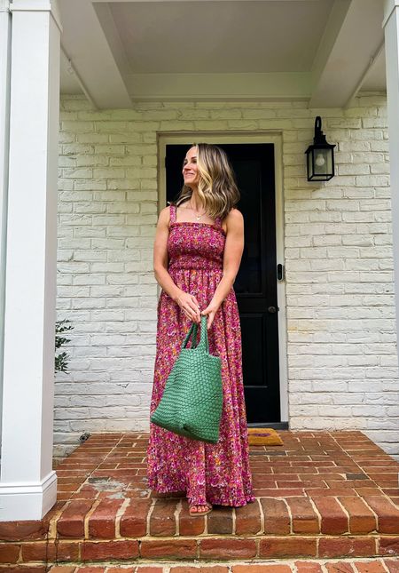 XS in this Amazon maxi dress, my favorite green tote bag and braided sandals. Everything is from Amazon!

#LTKunder100 #LTKFind #LTKSeasonal