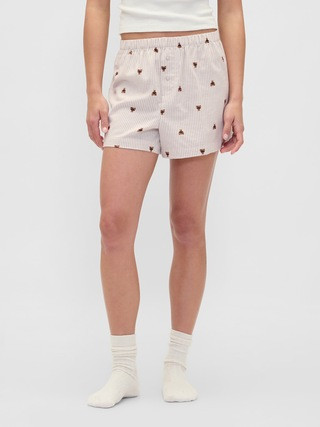 Logo Flannel Boxer Shorts | Gap (US)