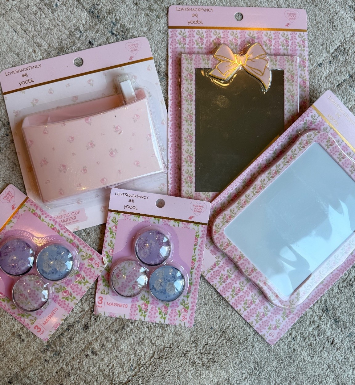 My daughter chose these items for her locker— so cute!!