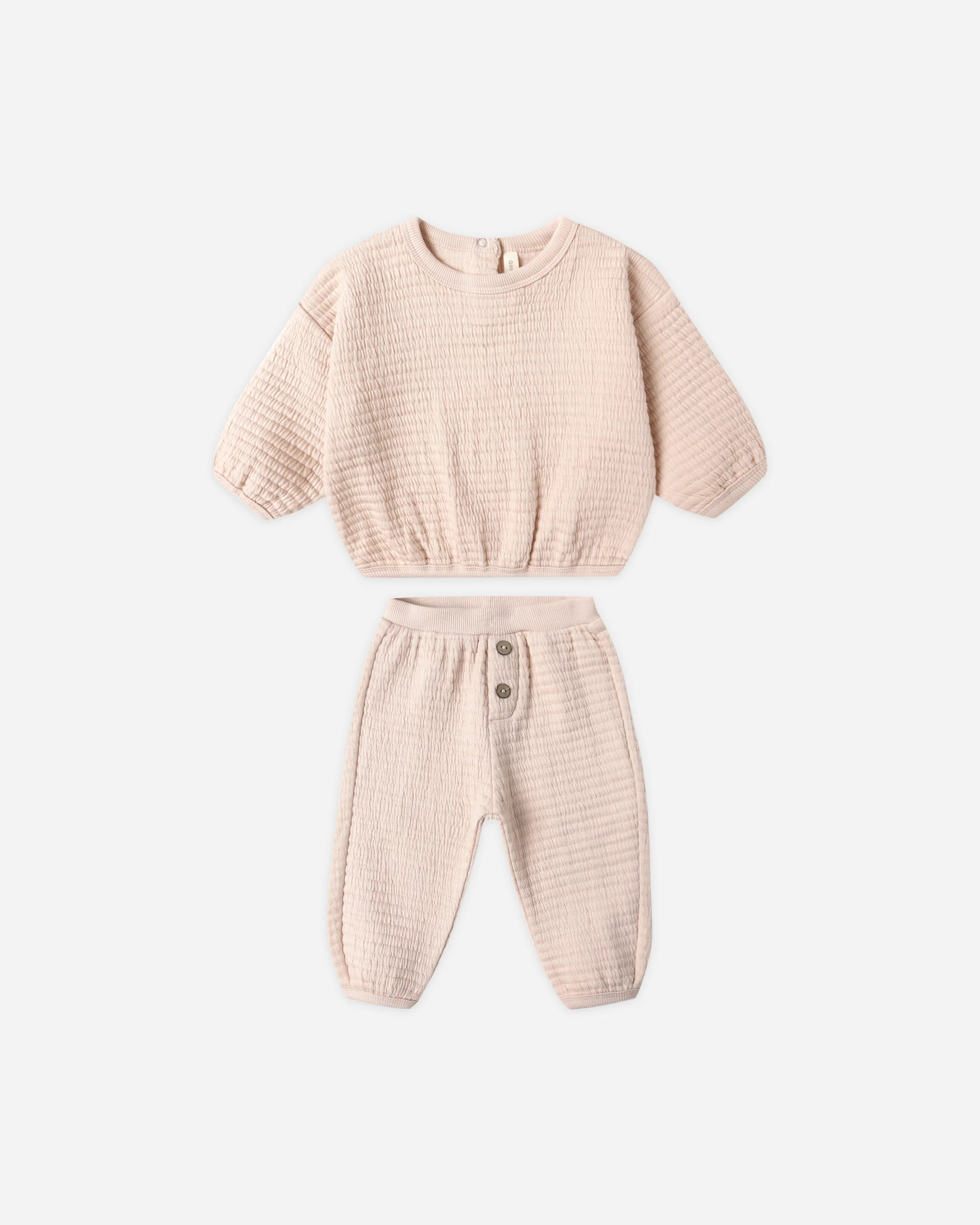 Textured Sweat Set || Antique | Rylee + Cru