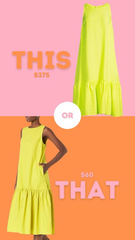 This or that … yellow maxi dress 

#LTKStyleTip #LTKOver40 #LTKSeasonal