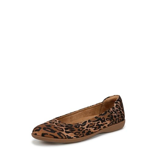 Naturalizer Women's Flexy Ballet Flat Cheetah Animal Print 10 W | Amazon (US)