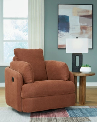 Modmax Manual Swivel Glider Recliner, Spice | Ashley