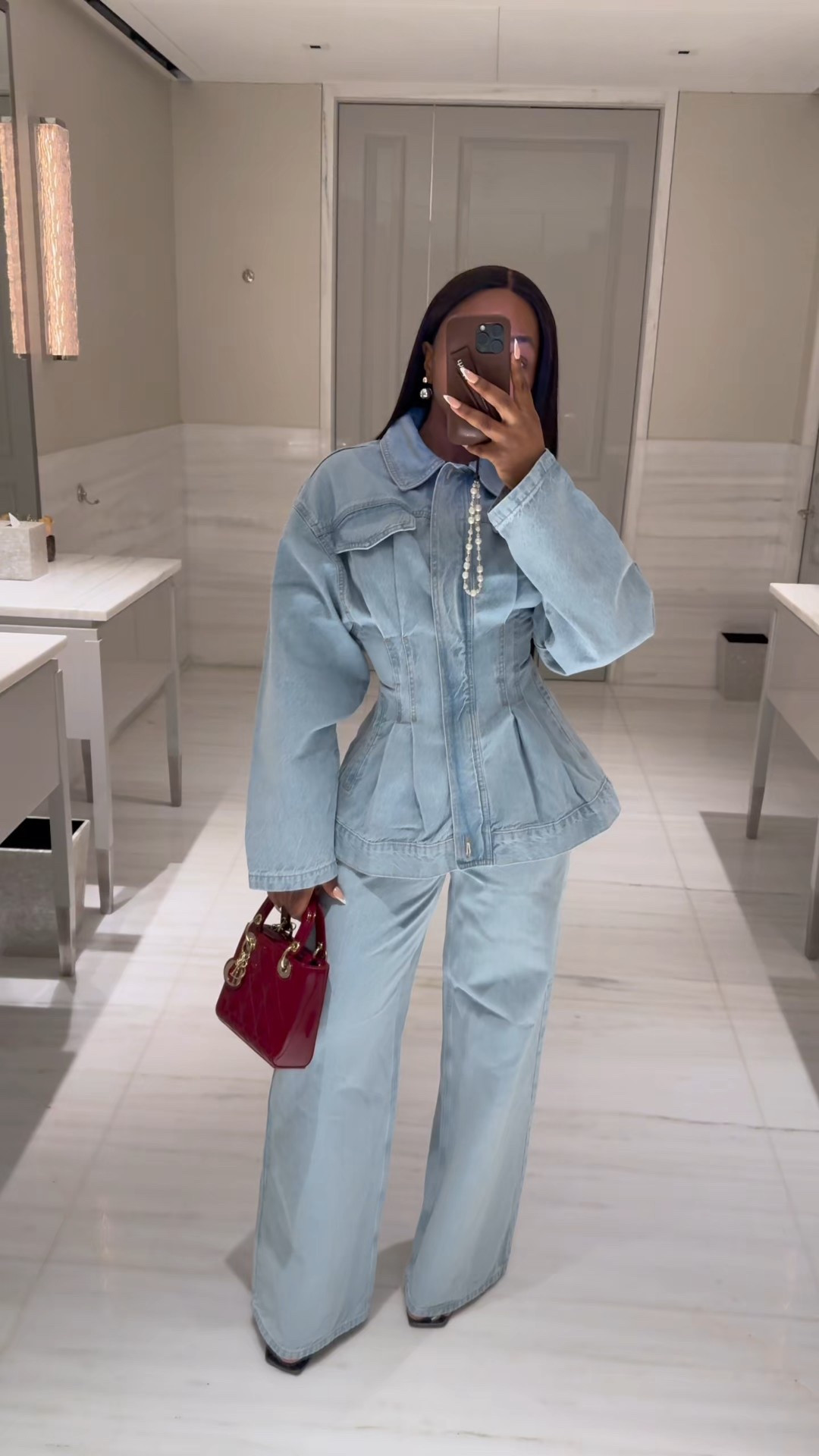 ASOS denim set, spring outfit idea, denim shirt, denim blue jeans #LTKspring 

#LTKuk #LTKstyletip