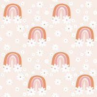 Minky Daisy & Rainbows Baby Crib Blanket, Nursing Pillow Cover, Lounger, Changing Pad Girl, Rainbow  | Etsy (US)