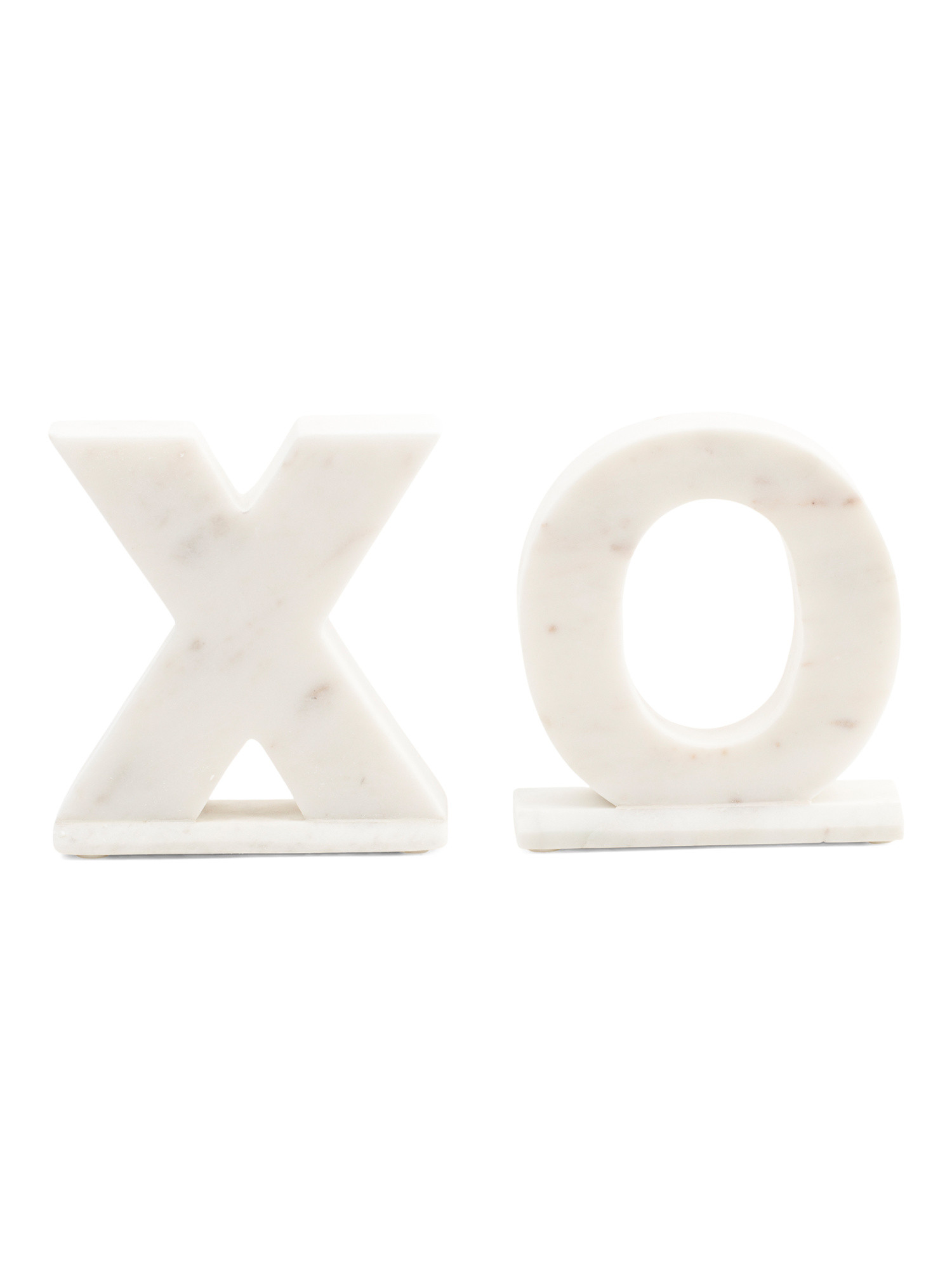 Marble Xo Bookends | TJ Maxx