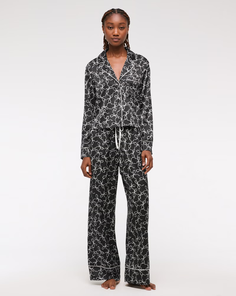 Satin Sleep Shirt | Abercrombie & Fitch (US)