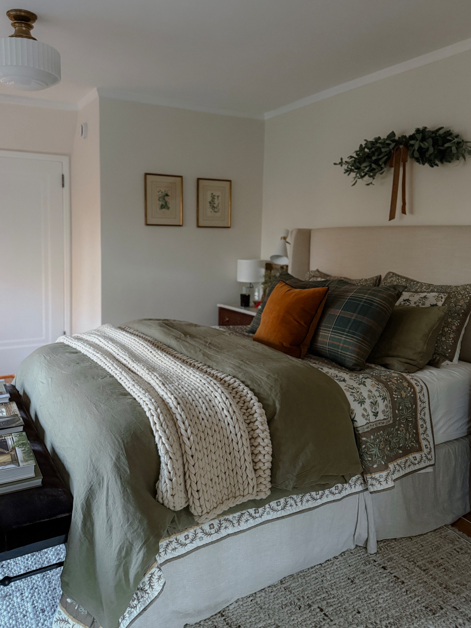 winter bedroom. my quilt is no longer available but i linked other beautiful options — a couple that are 40% off! 

#LTKHome #LTKHoliday