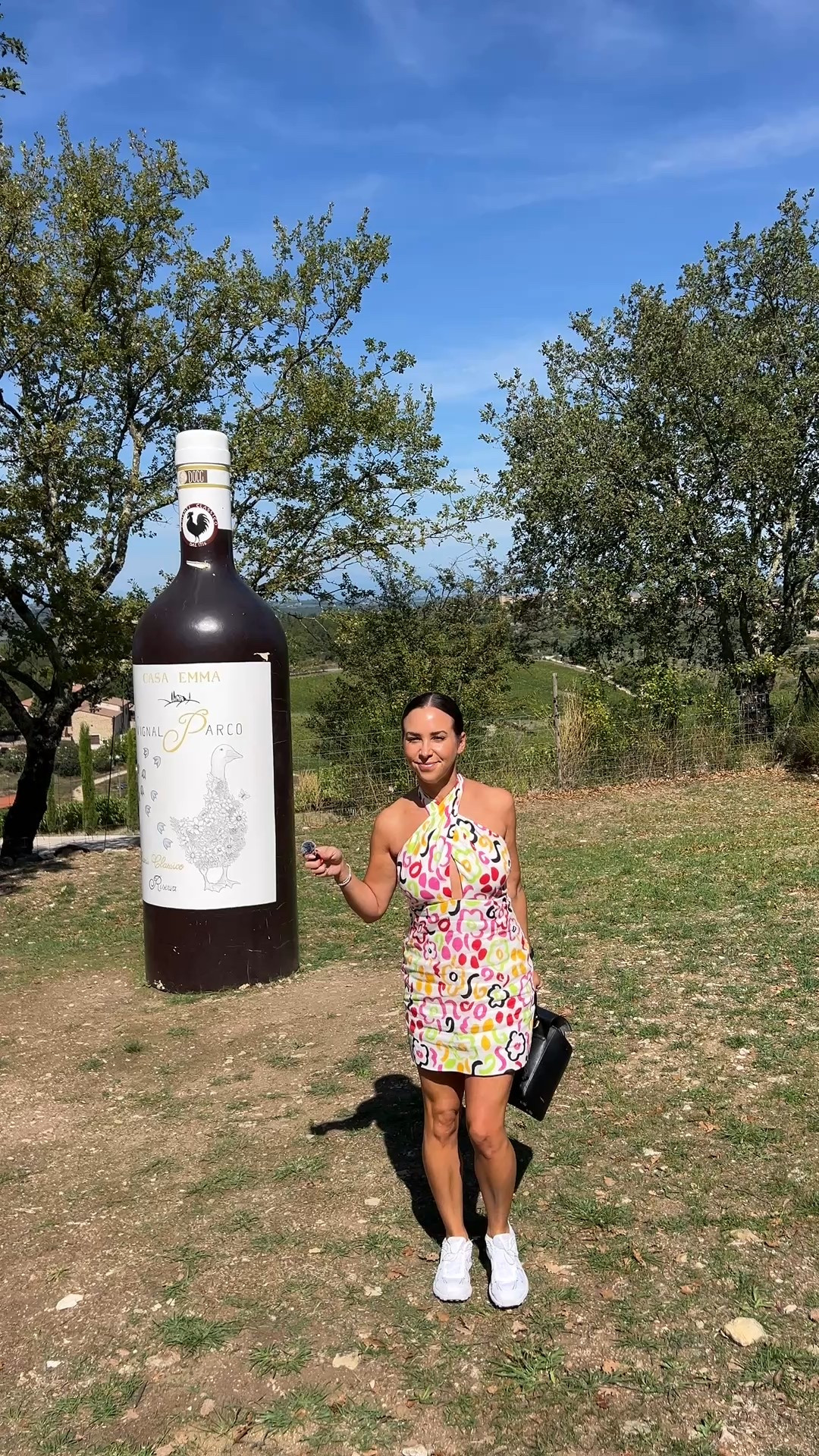 winery tour in chianti italy and wearing linen. printefd linen dress by Rhode (clothing company) Salomon sneakers, and a senreve bag.
white sneakers. sneakers and a dress. printed mini. linen dress. salomon. senreve. leather bookbag. italy travel. 

 

#LTKSaleAlert #LTKFindsUnder100 #LTKTravel