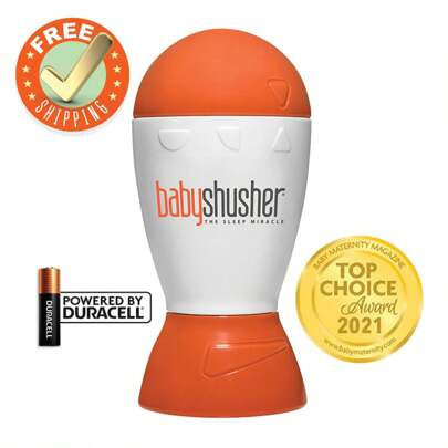 Baby Shusher Sleep Soother - The Original | Portable Sound Machine For Babies | Used By Pediatricians | Human Shhhh Sound | Attaches To Stroller | Att | SHEIN