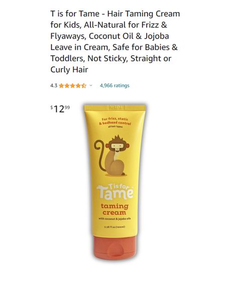 Hair cream for babies/toddlers

#LTKkids #LTKbaby