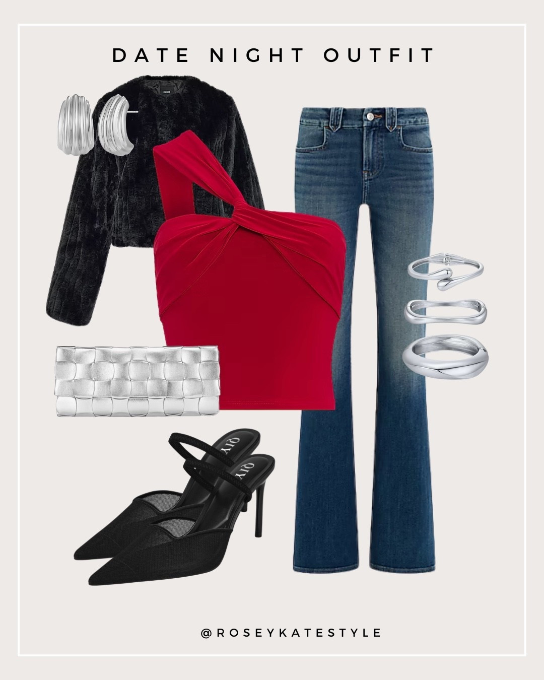 Date night outfit idea - top, jeans and faux fur coat all on sale!

#LTKSaleAlert #LTKFindsUnder50 #LTKOver40