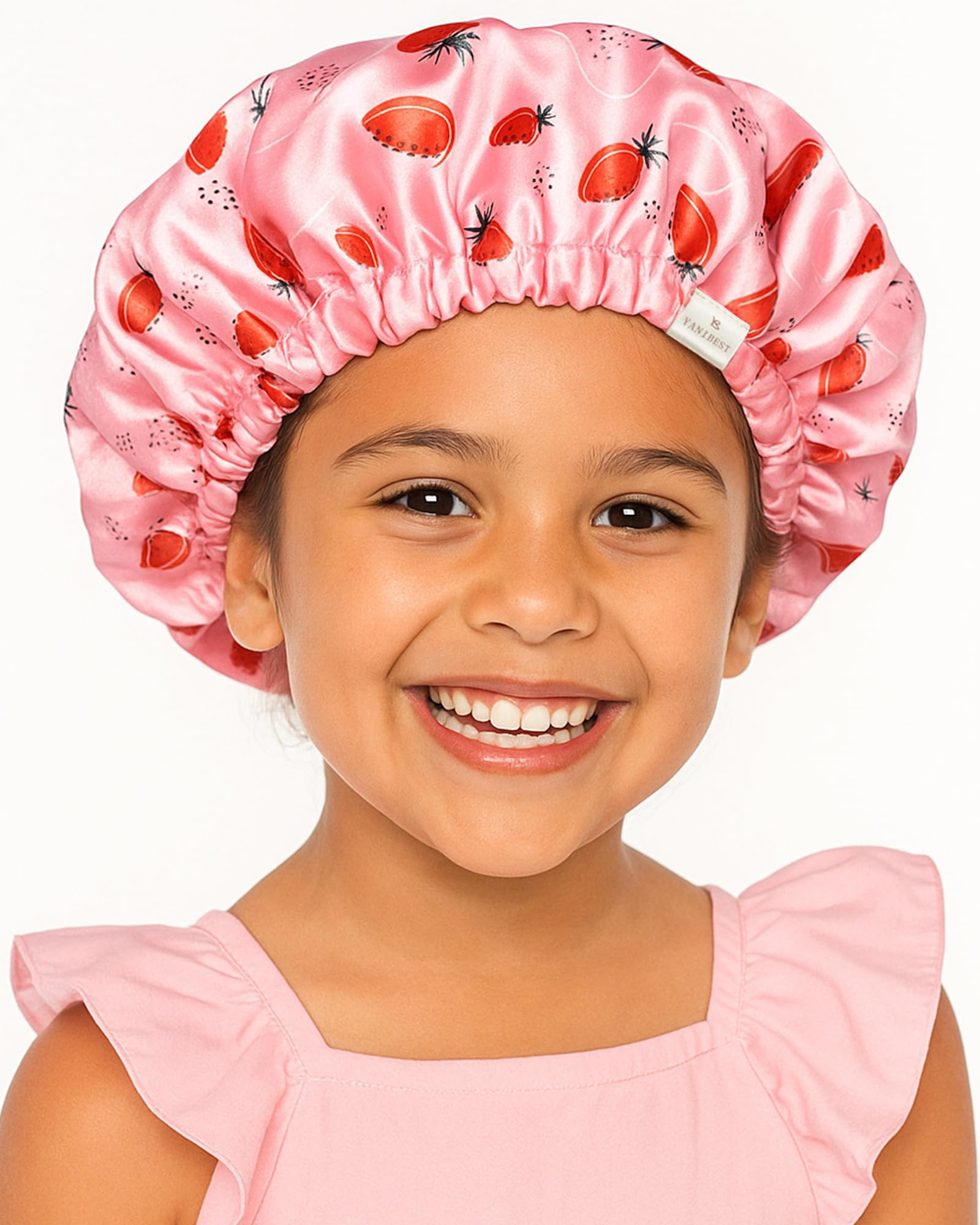 YANIBEST Baby Satin Bonnet Sleep Cap - Double Layer Reversible Adjustable Silky Satin Cap for Inf... | Amazon (US)