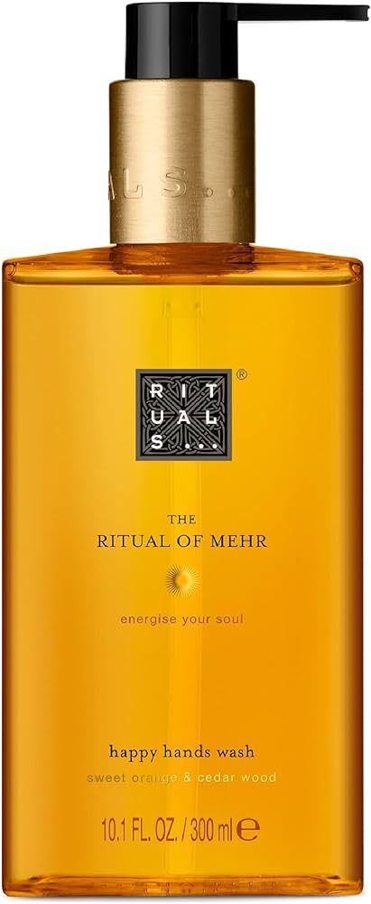 RITUALS Hand Wash from The Ritual of Mehr, 300 ml - With Sweet Orange & Cedar Wood - Energising &... | Amazon (UK)