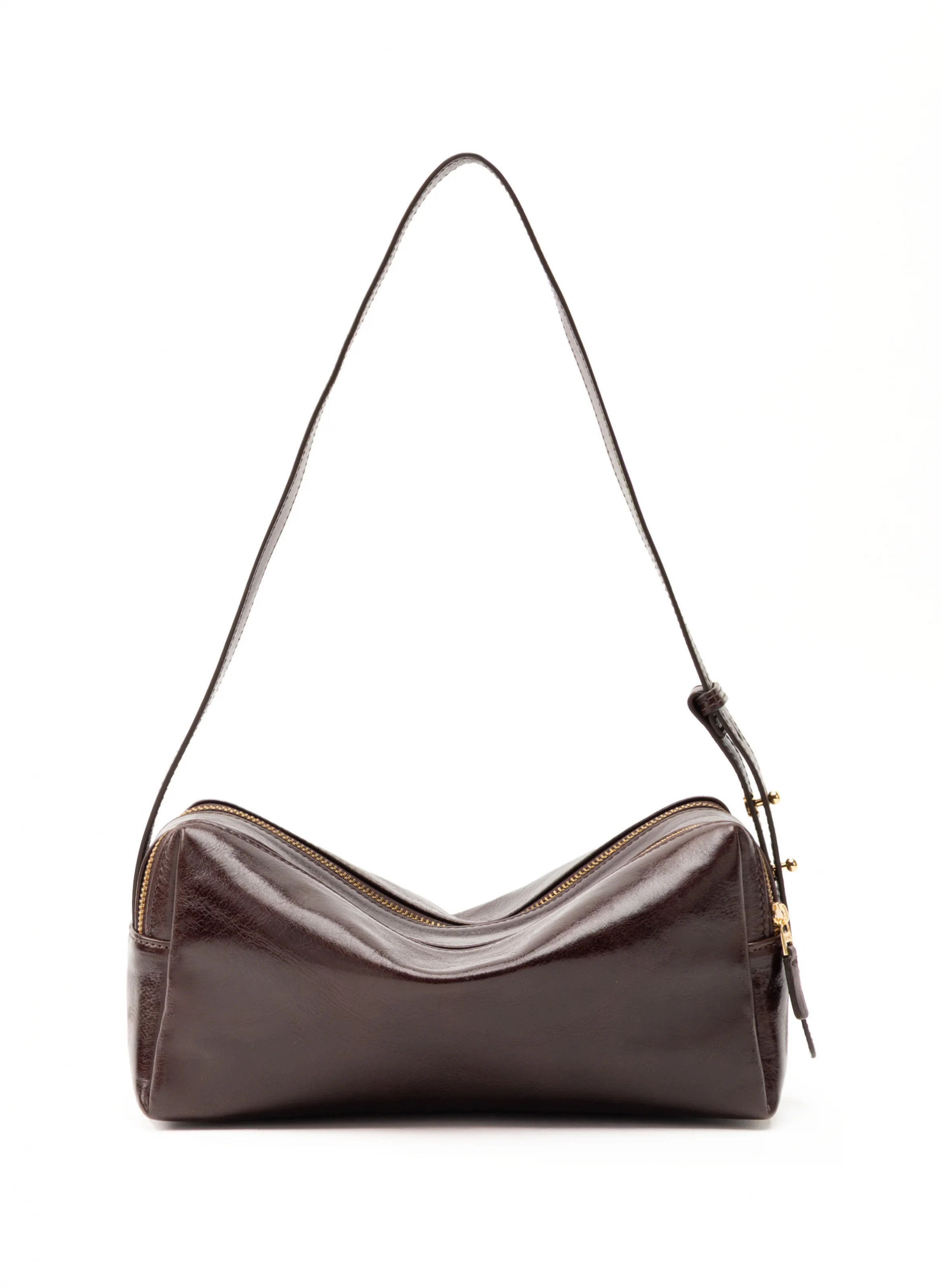 Trousse Vintage Leather Chestnut - Handbags for Women - Elleme | Elleme