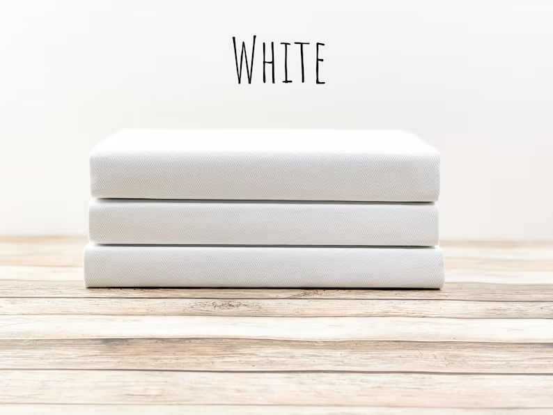 Mix & Match Fabric Covered Decorative Books White Designer | Etsy | Etsy (US)