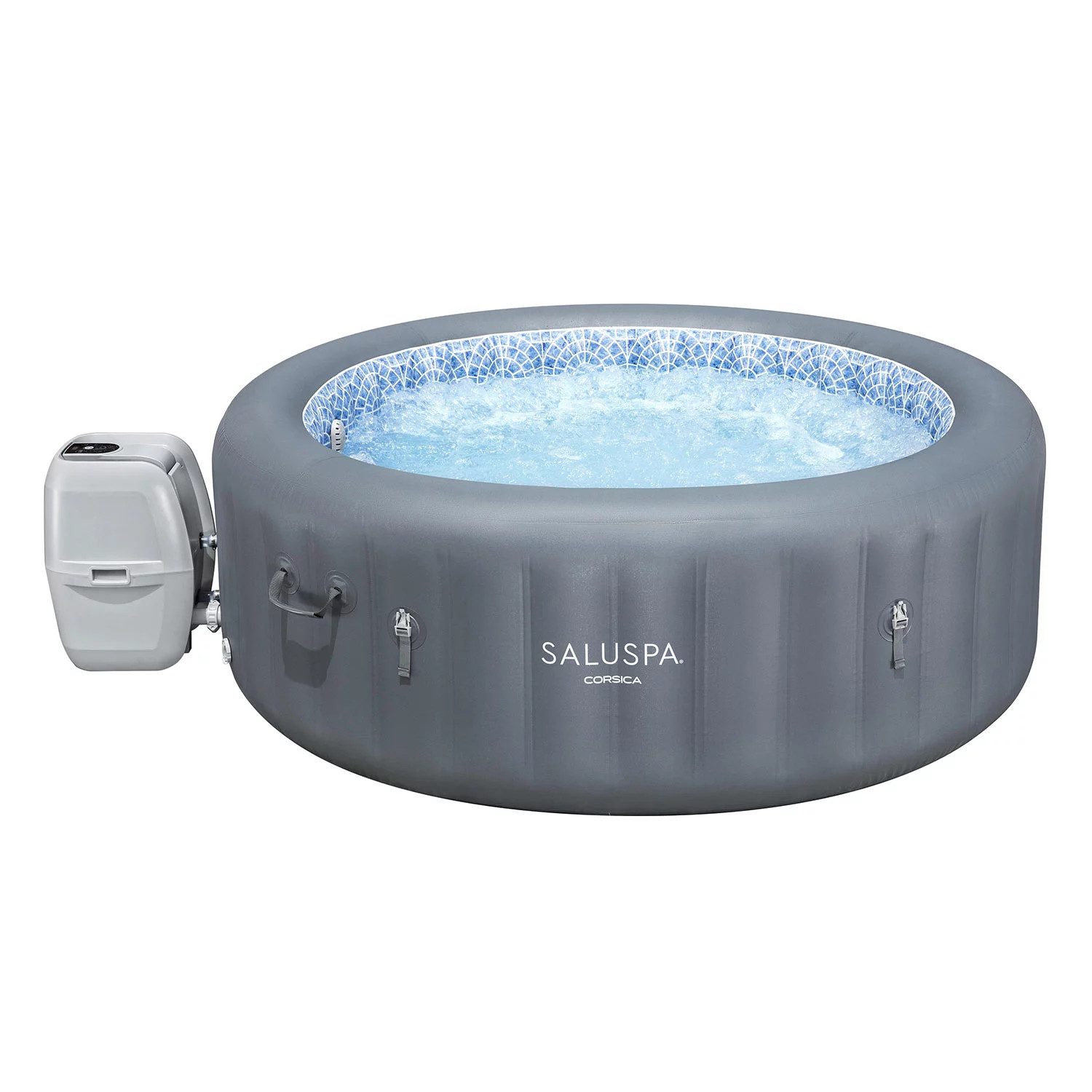 SaluSpa Corsica Energy-Saving Smart AirJet Inflatable Hot Tub, 77" x 28" | Sam's Club