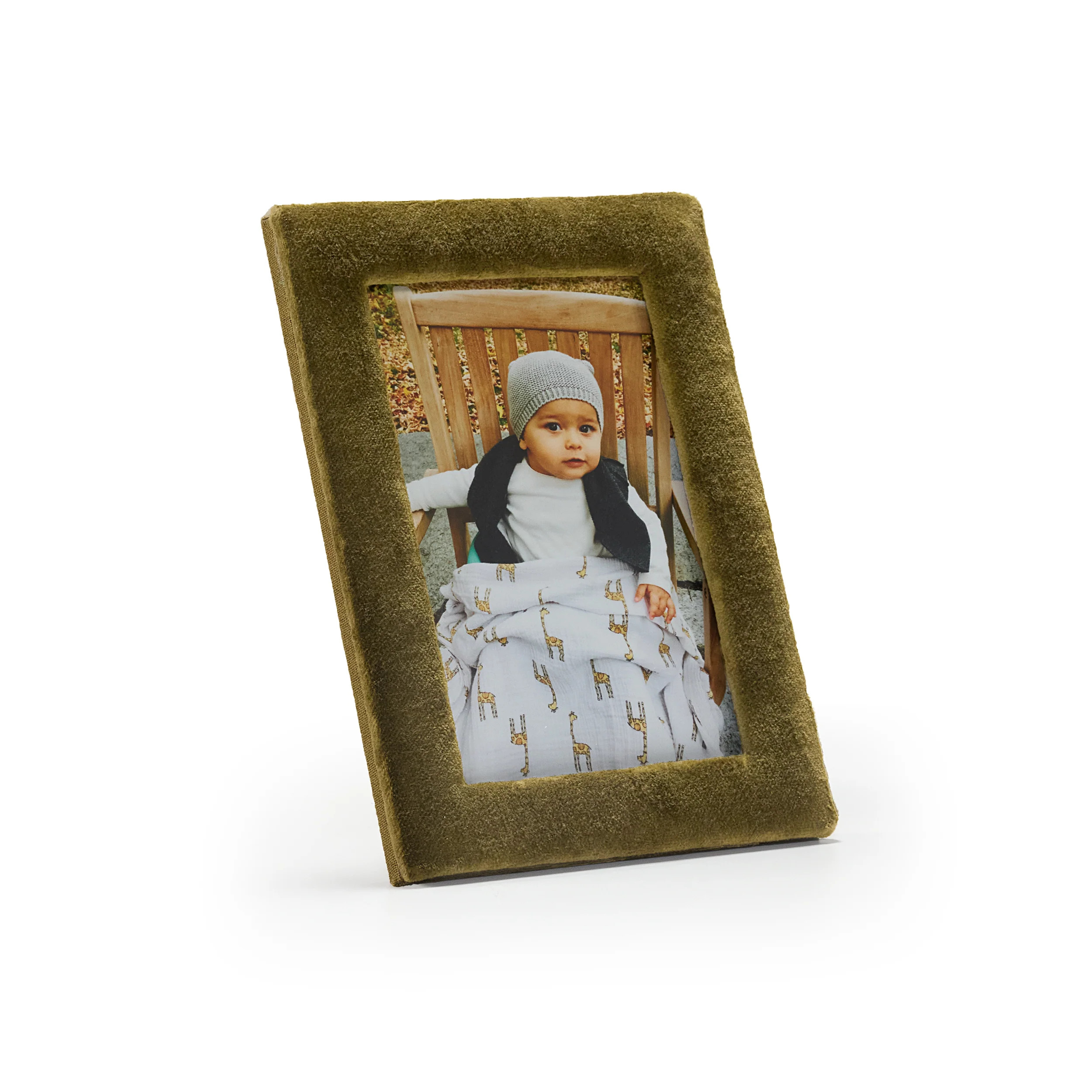 Velvet Tabletop Frame - Olive | Framebridge