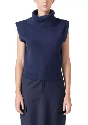 Grey Lab Women's Turtleneck Sleeveless Sweater | Belk