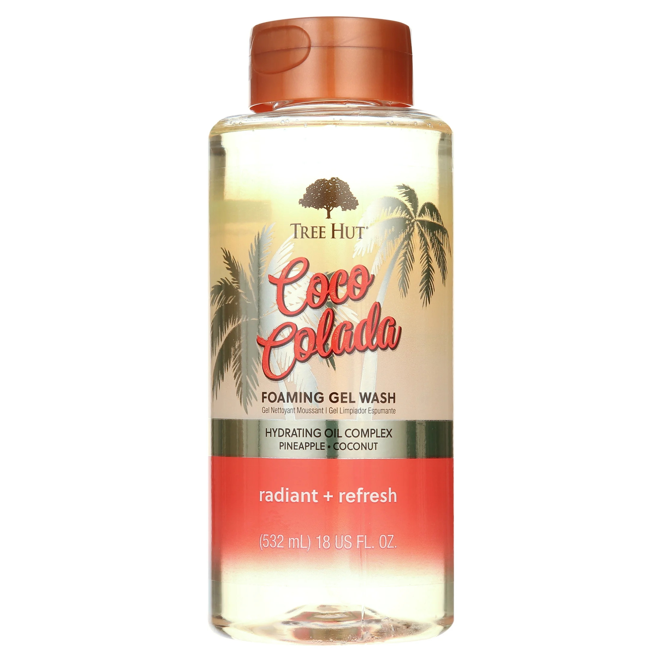 Tree Hut Coco Colada Foaming Gel Body Wash, 18 fl oz | Walmart (US)