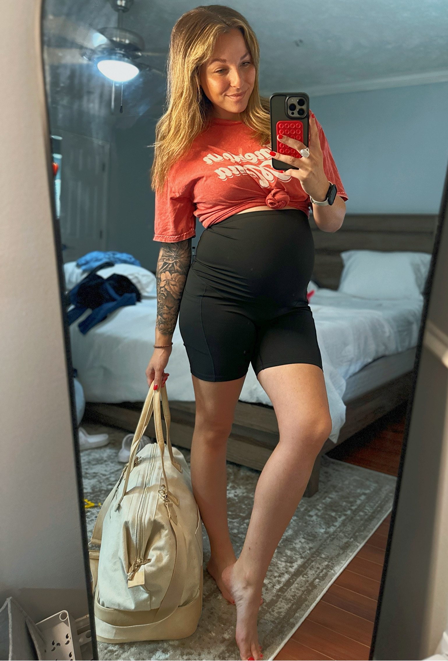 My fav buttery soft maternity shorts for less than $20 🤍

#LTKbump #LTKbaby #LTKunder50