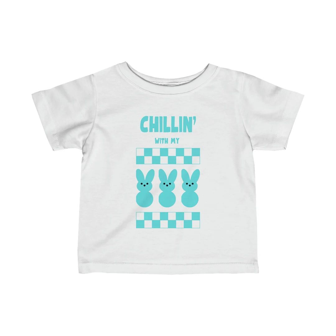 Chillin' With My Peeps Infant Tee - Etsy | Etsy (US)