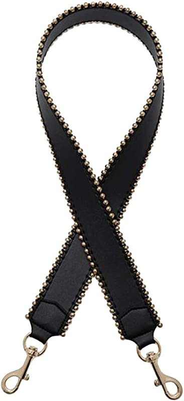 Manual Bead Edge Strap Shoulder Strap Unadjustable Replacement Strap PU Leather Strap for Handbag... | Amazon (US)