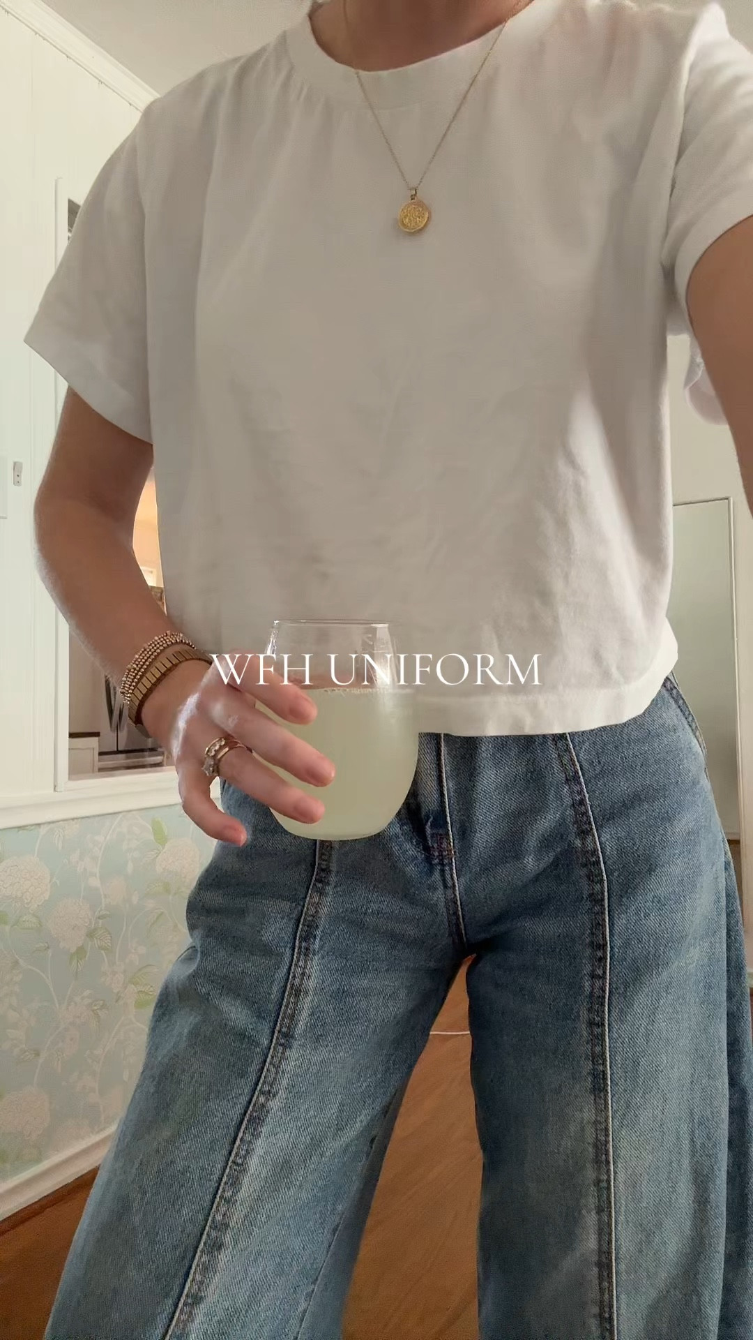 work from home uniform = white tee & comfy jeans

#LTKootd #LTKWorkwear