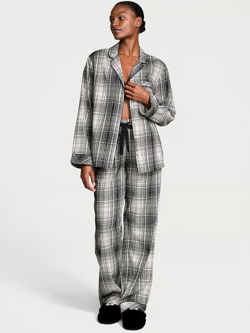 Buy Flannel Long Pajama Set - Order Pajamas Sets online 5000000360 - Victoria's Secret US | Victoria's Secret (US / CA )