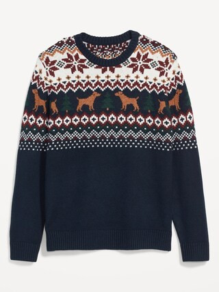 Cozy Matching Fair Isle Sweater for Men | Old Navy (US)