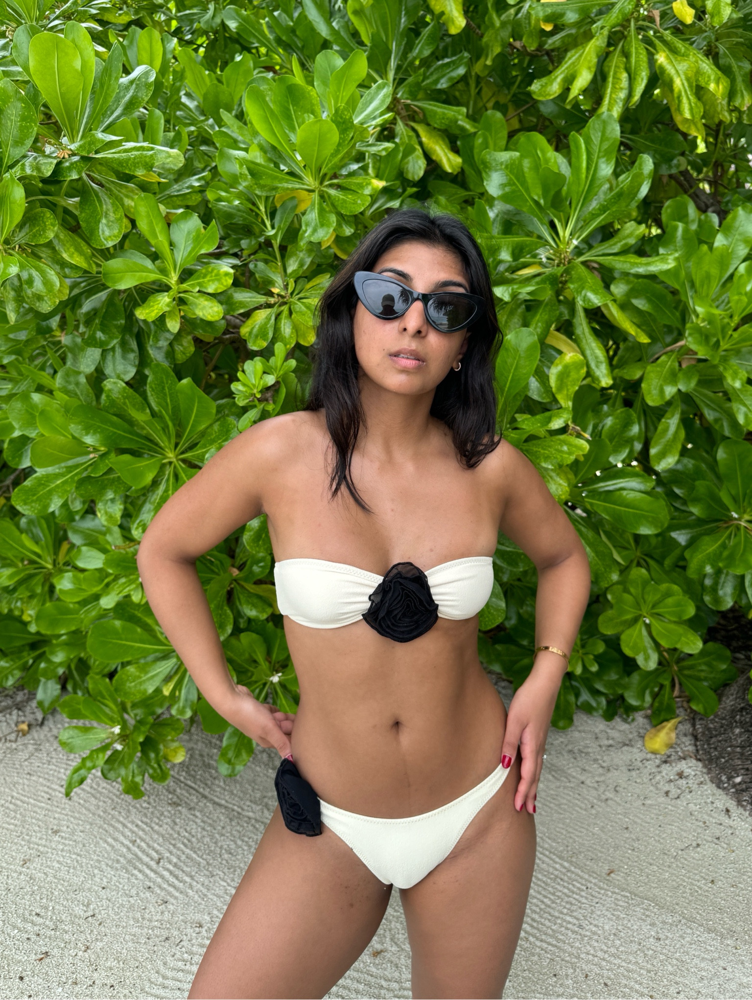 Same swimwear, Miu miu, Selfridges, bandeau top, swim bottoms, cat eye sunglasses, white swimwear, two piece bikini, summer outfit, beach outfit, beach wear, holiday outfit, summer look, summer style, holiday style

#LTKeurope #LTKSeasonal #LTKtravel