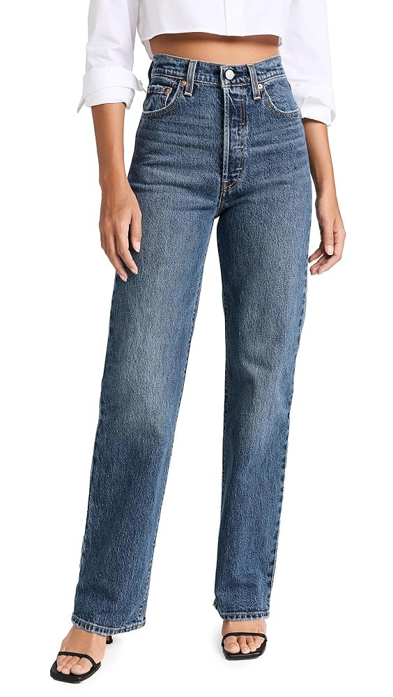 Levi's Women's Ribcage Full Length Jeans | Amazon (US)