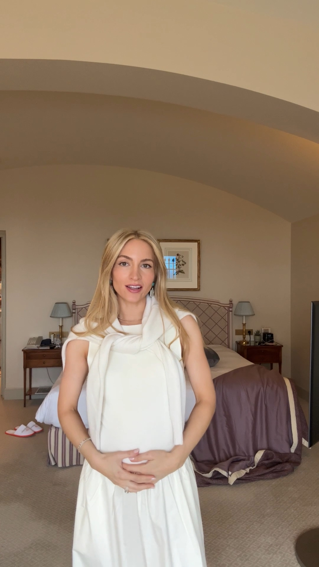 First night in the French Riviera 🤍

Sizes worn here:
Dress M (sizes up for bump, S would’ve been more TTS for me)
Sweater 1 (S-M, relaxed fit)

#LTKStyleTip #LTKSummerEdit #LTKTravel