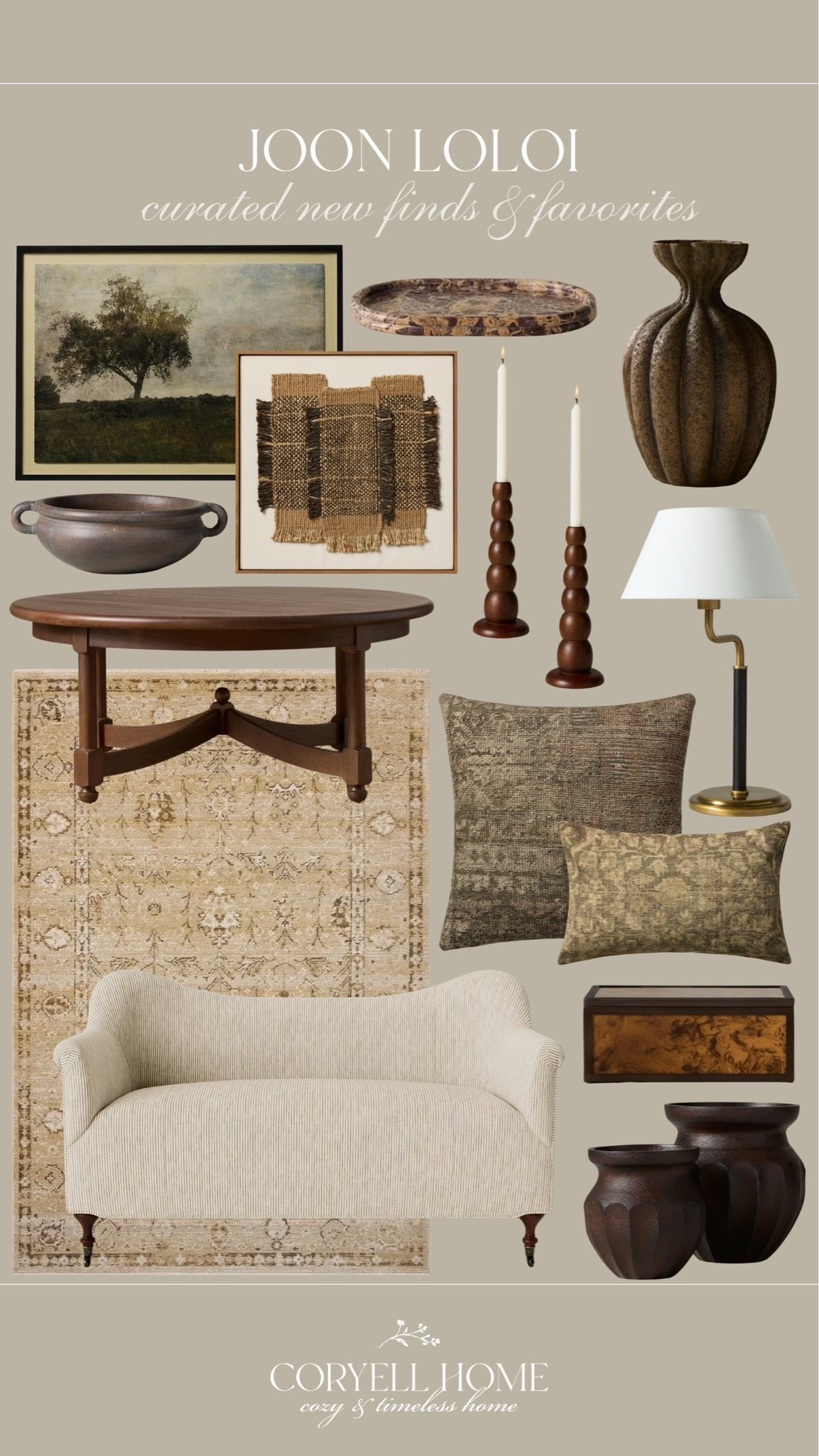 Joon Loloi curated finds & favorites for a pretty, neutral home 🤎🙌🏻