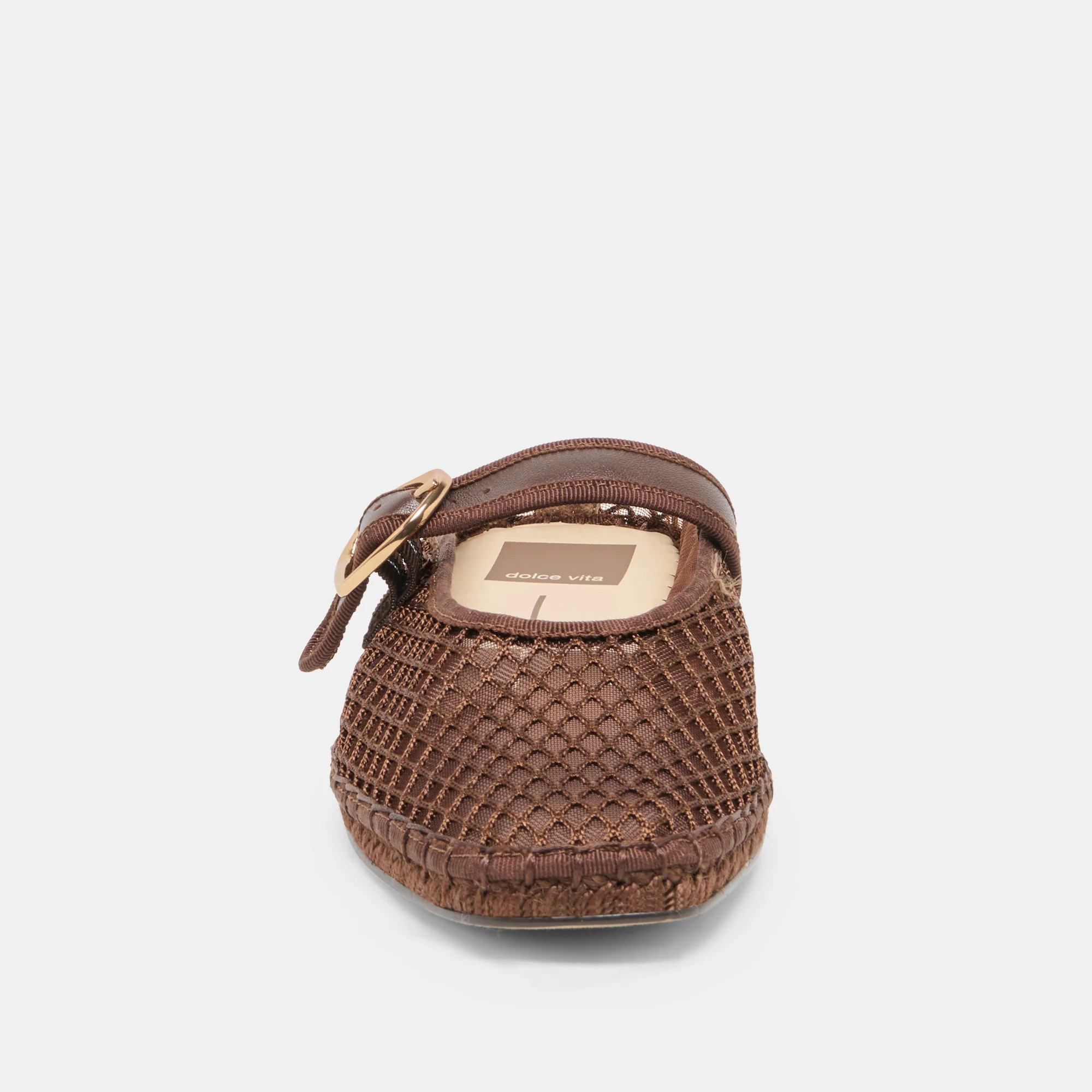 Milie Chocolate Woven Mesh Flats | Dolce Vita | DolceVita.com