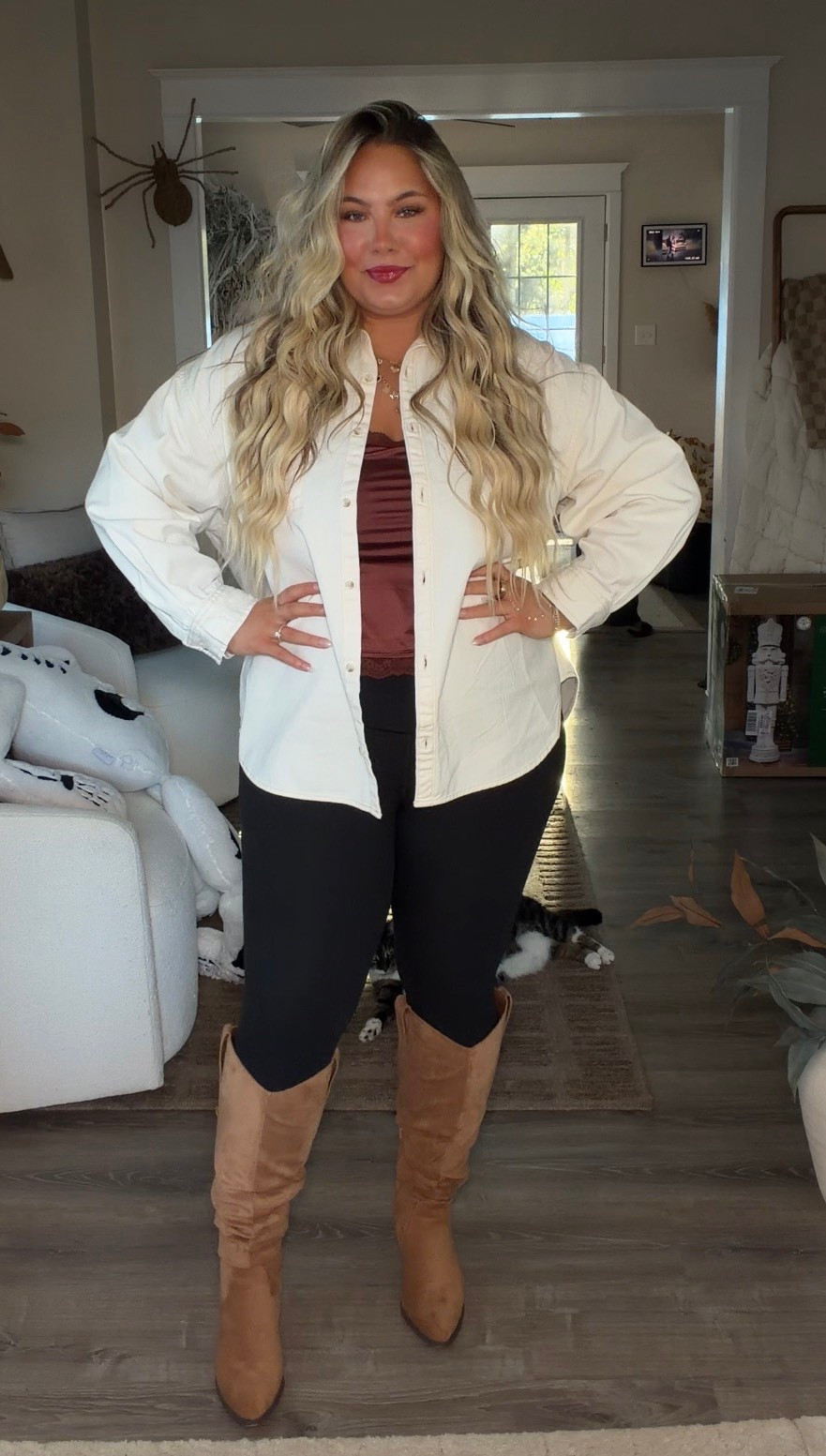 31 DAYS OF FALL FITS 🍂 

OUTFIT 15
XXL TANK
XL SHIRT
XL LEGGING
SHOES TTS (wide calf friendly)


fall fashion, midsize, fall fits, outfit series, fashion series, curvy fashion, tall fashion, plus size, easy outfits, comfy outfits, trendy outfits, capsule wardrobe, workwear, weekend, chic, outfit formulas, Pinterest inspired.


#LTKPlusSize #LTKSaleAlert #LTKMidsize