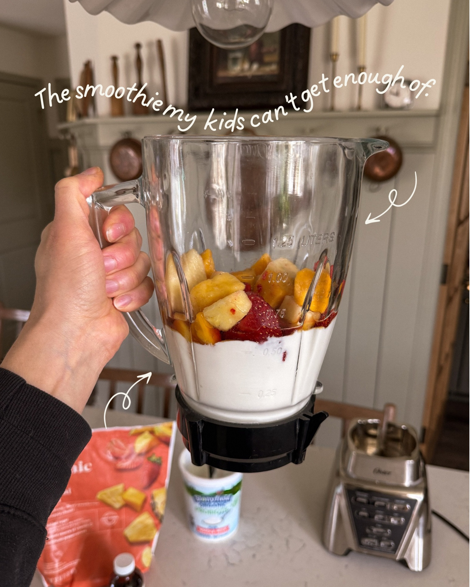 The smoothie my kids can’t get enough of.

Sharing everything I used here—including my blender I’ve had for almost 10 years. I love that it’s glass and has a wide base so nothing gets jammed (still works just as good as day one).

Simple, everyday ingredients and it makes the creamiest smoothie.

#LTKHome #LTKfitnessgoals #LTKfoodie