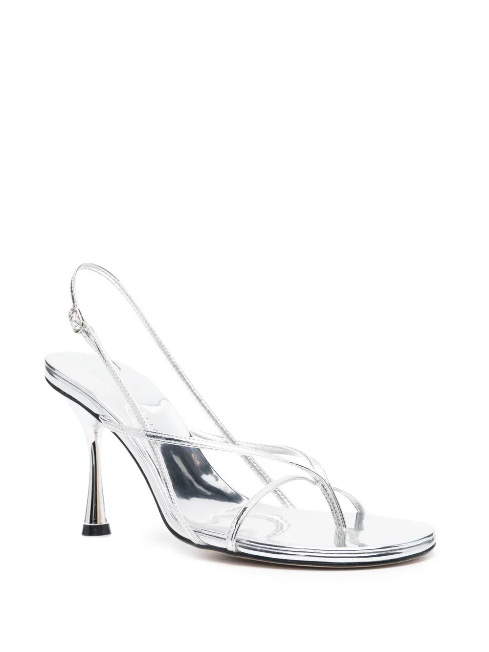 Studio Amelia 95mm metallic-finish open-toe Sandals - Farfetch | Farfetch Global
