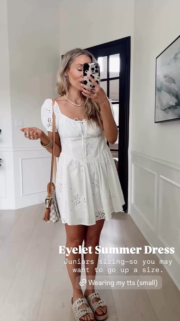 The cutest Eyelet Summer Dress of my dreams ☁️

Juniors sizing—so you may want to go up a size. I ended up wearing my tts (small). 



#LTKgrwm #LTKootd #LTKdayinmylife