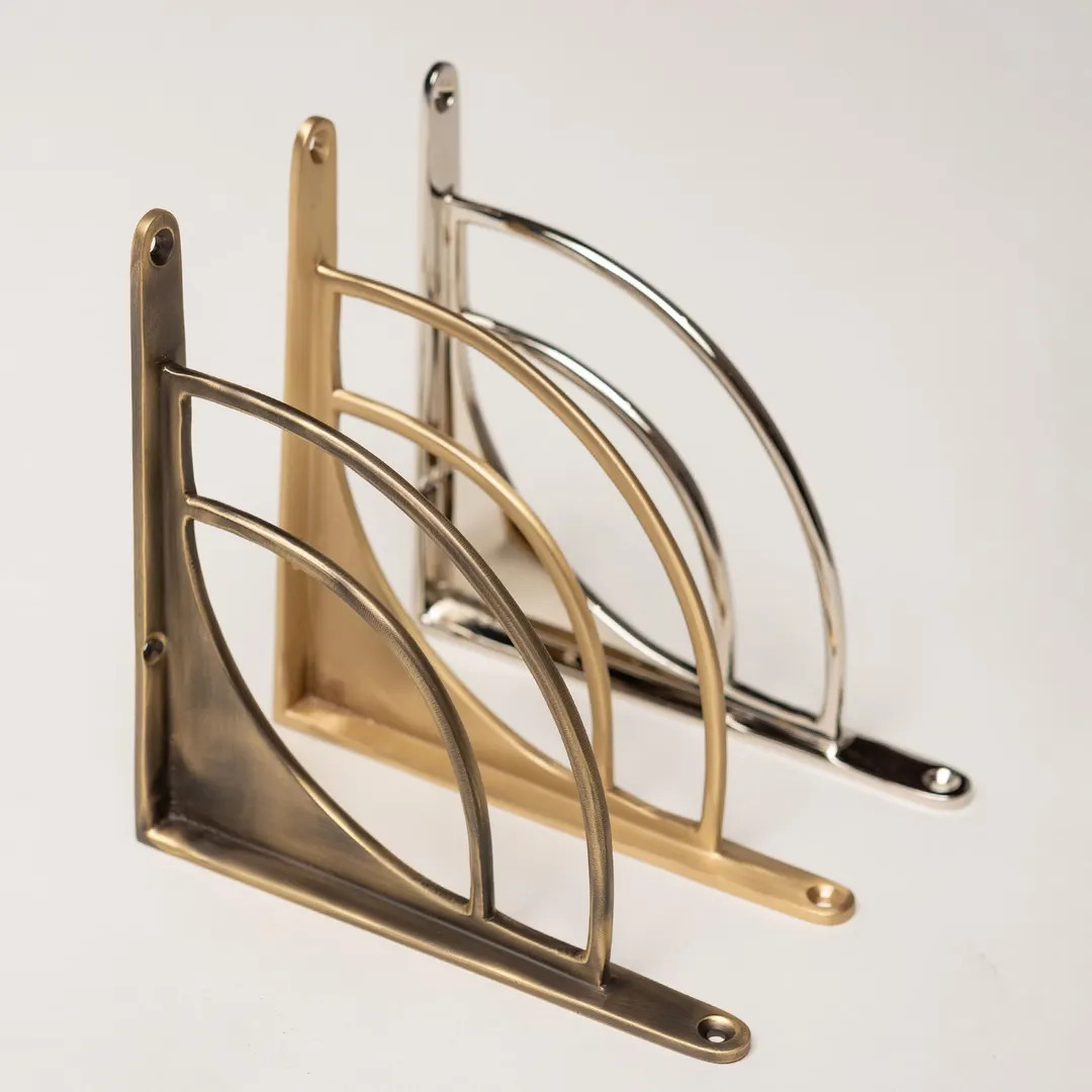 Solid Brass Castle Shelf Bracket | Heavy Duty Shelving | 3 Finishes (sold Individually) - Etsy Ca... | Etsy (Global)