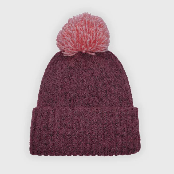 Toddler Girls' Beanies - Cat & Jack™ Maroon | Target